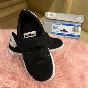 Adidas Black and white Vulcraid 3R CF I tennis shoes